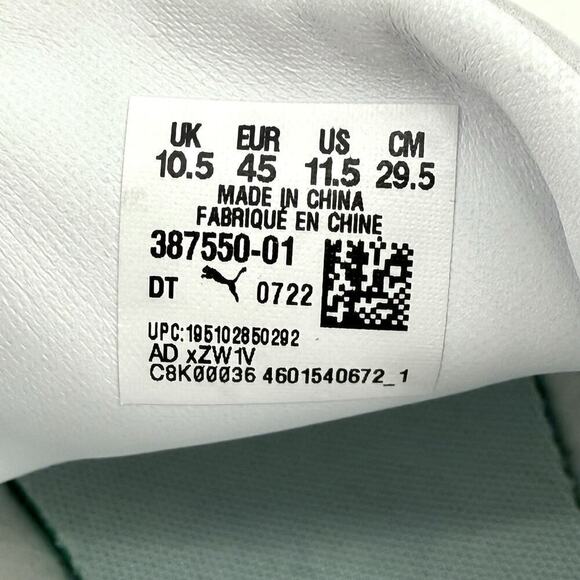 Puma Men's Trainers Slipstream INVDR Lux White Marshmallow Size 11.5 Skate Sneak - Picture 7 of 10